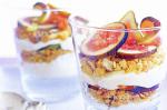 American Figs And Biscotti With Honey Cream Recipe Breakfast