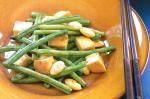 Tofu and Snake Beans With Garlic Soy Butter Recipe recipe