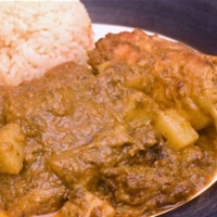 Indian Curry Chicken Dinner