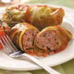 British Slowcooked Cabbage Rolls Appetizer