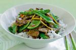 Chinese Chinese Beef And Snow Pea Stirfry Recipe Dinner