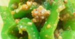 American Bell Pepper with Sesame Dressing Made in a Steamer 1 Drink