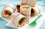 American Chicken And Salad Wraps Recipe Appetizer