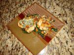American Chicken Scallops With Spinach And Blue Cheese Dinner