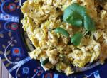 Indian Akuri spiced Scrambled Eggs Appetizer