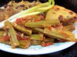 Indian Okra  Tomatoes Appetizer