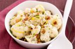 British Lemon And Almond Cauliflower Recipe Appetizer