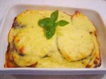 British Moussaka With Halloumi and Ricotta Cheese Topping Dinner