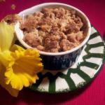American Mango Crumble with Ginger Dessert