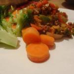 American Spicy Minced with Broccoli and Carrot Appetizer