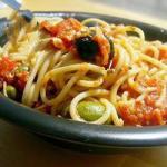 Italian Noodles to the Putanesca Dinner