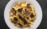 British Black Truffles Over Fresh Pasta Recipe Appetizer