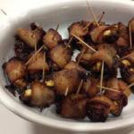 Canadian Almond Plumskewers in Bacon Coats Appetizer