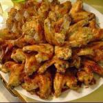 American Grilled Chicken Wings with Lemon and Garlic jawaneh Appetizer