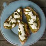 American Sandwich with Roasted Garlic Pesto and Goat Cheese Dinner