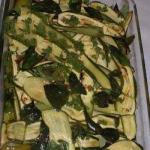 American Zucchini with Basil Appetizer