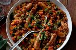 Italian Braised Lentils and Sausages Recipe Appetizer