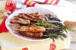 Italian Chipolatas And Rosemary Skewers Recipe Appetizer