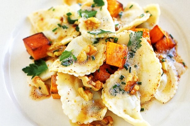 Italian Agnolotti With Roasted Pumpkin Recipe 1 Dinner