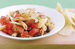 Italian Penne With Italian Sausage Fresh Tomato and Olives Recipe Appetizer