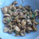 Spanish Sauteed Mushrooms with Garlic and Parsley in a Spanish Way champinones Salt Ados Appetizer