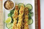 British Peanut Miso Chicken Skewers Recipe Dinner