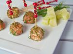 British Smoked Salmon Lollipops Appetizer