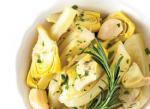 American Braised Artichokes and Fennel Appetizer
