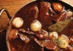American Braised Beef Stew with Mixed Mushrooms Appetizer