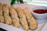 Italian Cheesy Italian Batter Breadsticks Appetizer