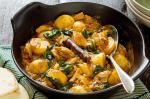 American Chicken Potato And Spinach Curry Recipe Appetizer