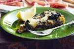 American Wildgreen Frittata With Mint and Bocconcini Recipe Appetizer