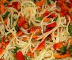 American Somen Noodle Salad With Gingercilantro Dressing Appetizer