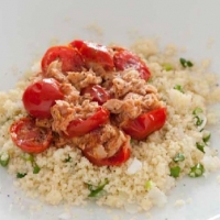 Monaco Couscous with Tuna and Cherry Tomato Sauce Appetizer