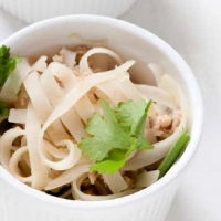 Chinese Rice Noodles with Chicken and Lime Dinner
