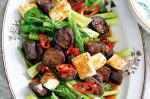 Chinese Fivespiced Eggplant With Tofu And Chinese Greens Recipe Appetizer