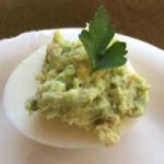 American Filled Eggs with Avocado Appetizer