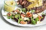 American Beetroot Blue Cheese and Mapleroasted Walnut Salad Recipe BBQ Grill