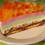 American Cheesecake Cold Color Dessert