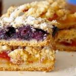 British Blueberry Crumb Bars Recipe Dessert