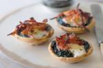 British Individual Bacon And Egg Tartlets Recipe Appetizer