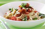 British Tomato Basil And Feta Spaghetti Recipe Appetizer