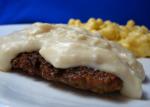 British Country Fried Steak and Pan Gravy Appetizer