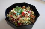 British Couscous and Cherry Tomato Salad Appetizer