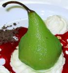 British Midori Poached Pears Dessert