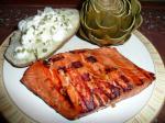 British Gingerglazed Salmon Appetizer