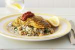 American Chermoula Fish With Pistachio Couscous lowfat Recipe Dinner