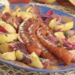 French Sausages with Apples Appetizer