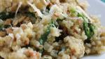 American Cheesy Quinoa Pilaf with Spinach Recipe Appetizer