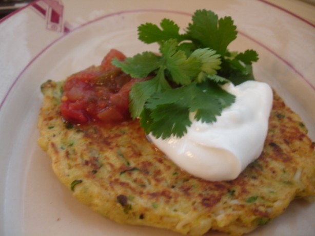 Chinese Zucchini Shirataki Pancakes Breakfast